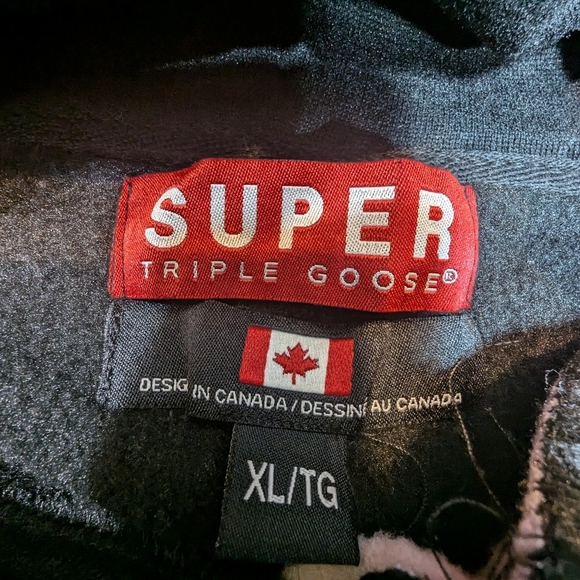 Super Triple Goose men's hoodie - Picture 2 of 2